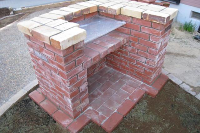 qコンロ 耐火レンガ レンガ活用事例 職人による本物のレンガをお届けする 煉瓦のふじた屋